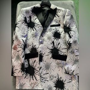 Occasion Blazer. Silver/Metallic/Black